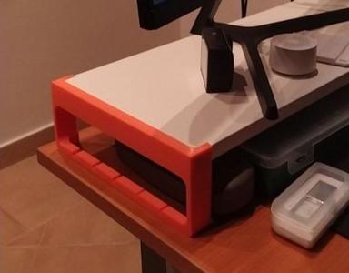 IKEA BURHULT desk shelf