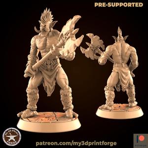 Tribe Troll Berserker with Greataxe