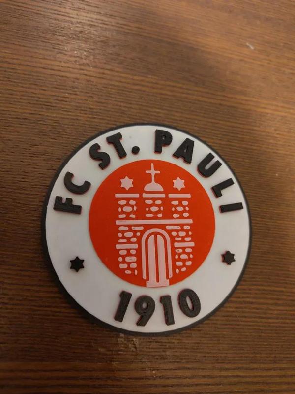 FC St. Pauli logo coaster   