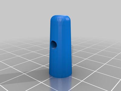 Rib tip for double ribbed umbrellas