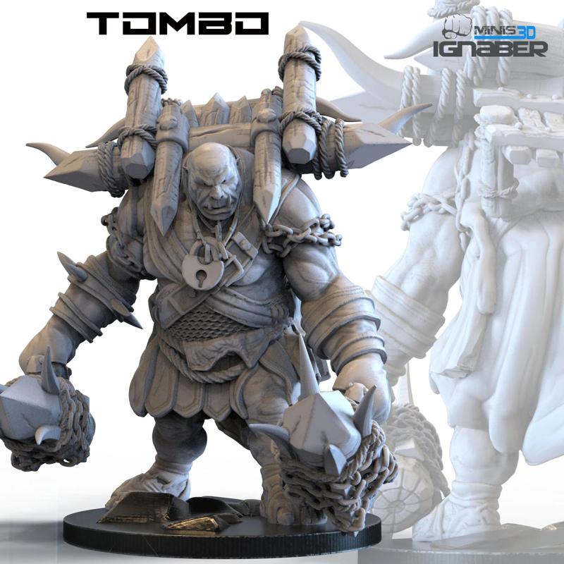 ORCO GIGANTE PARA JUEGO DE ROL