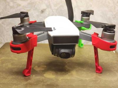 DJI Spark landing legs gear (improved & light weight)