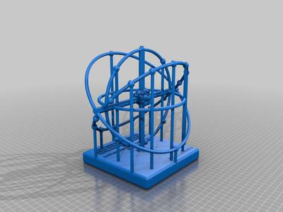 Model of an atom for chem homework i think it's nice