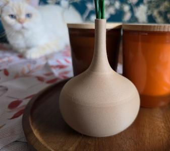 Vase "Drop" long neck