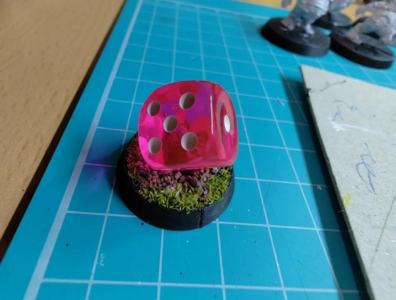 Dice reroll token base for bloodbowl   