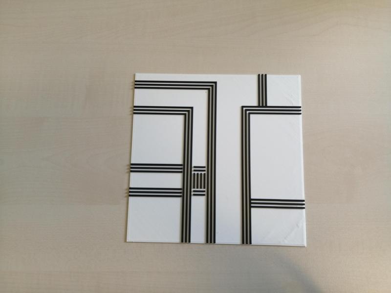 Representation de bandes de guidage