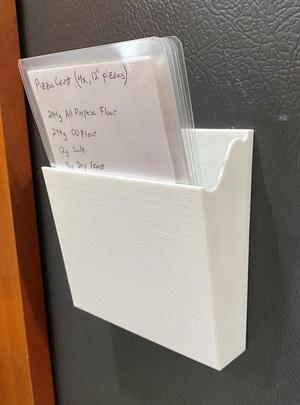 Notecard Holder/Recipe Holder – Magnetic