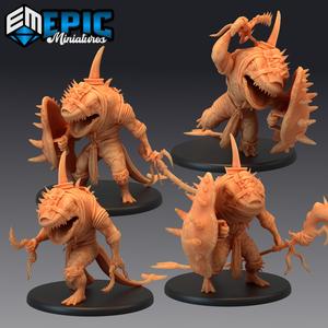 Shark Folk Warrior Set / Fish Tribe / Sea Creature