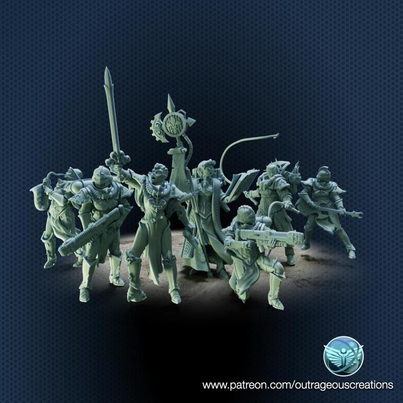 Presupported Special Battle nun set 5x