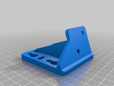 Ender 3 V2 left side display mount (more rigid) STL + STEP