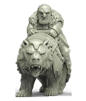 GH007 Heresylab - Dwarf Lord on Bear