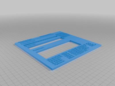 Schablone für DHL Porto 