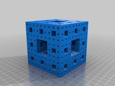 MENGER SPONGE HYPER CUBE