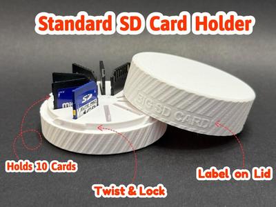 SD Card Holder / Travel Storage Card Case 
