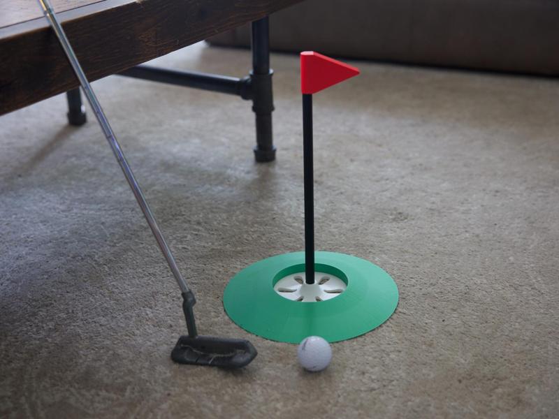 Putting Hole and Pin