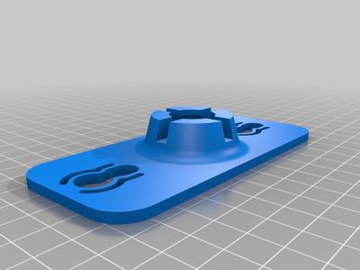 Zip pole end plate