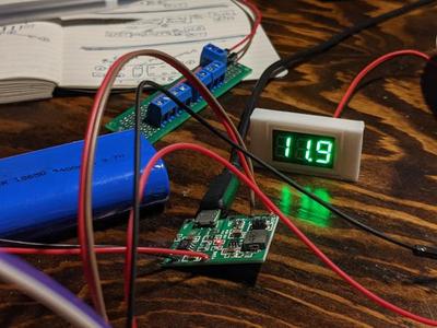 LED Voltmeter Mount