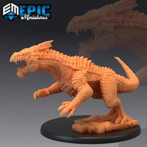 White Guard Drake Attacking / Legendary Dragon /  Mountain Encounter / Magical Mount Beast
