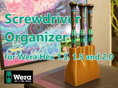 # Screwdriver Organizer (Wera Hex only)