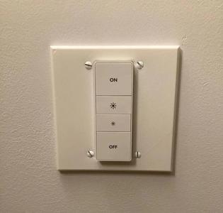 Philips Hue Dimmer 2 gang mount   