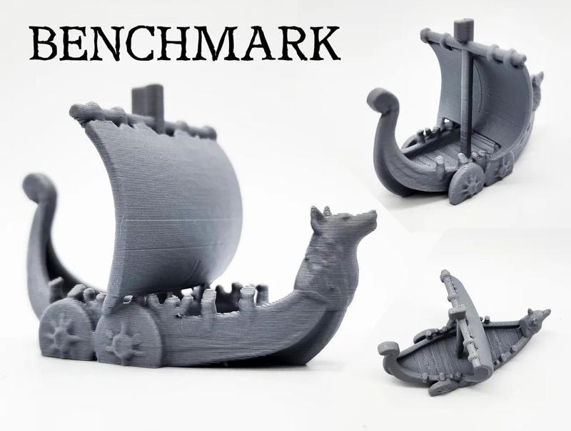 Viking Longship Benchmark - No Supports   