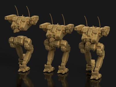 Flea FLE-4 Battlemech