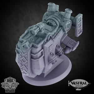 Dwarven Ram Raider Astral Ship (miniature version)