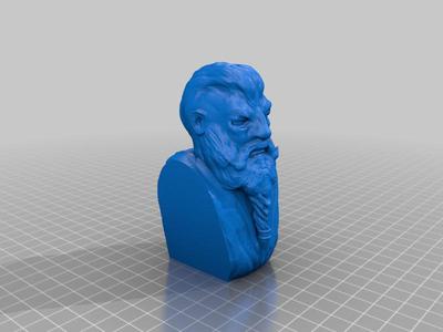 Gnarf the grumpy Dwarf - Bust