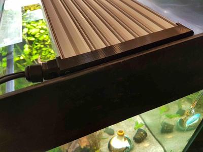MakersLED Slim Heatsink - End Plates for Aqua One tank