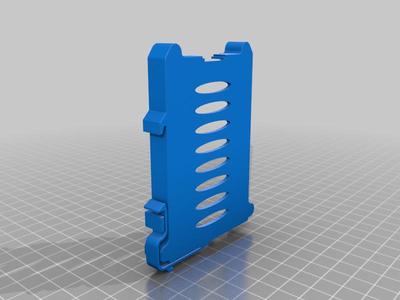 Raspberry Pi 4 DIN rail case