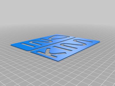 Inokim OX OXO logo deck frame