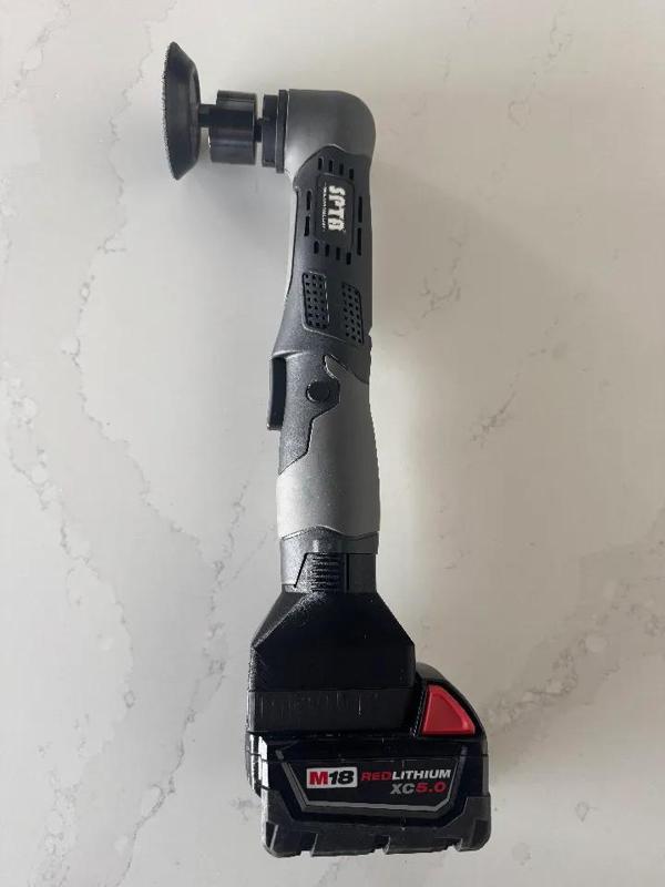 Milwaukee M18 adapter for SPTA Cordless Mini Polisher.   