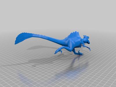 	Carnotaurus, Velociraptor, and 	Changyuraptor