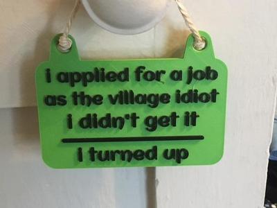 village idiot 