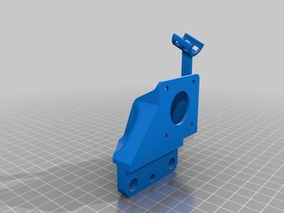 Direct Drive adapter for Ender 5 Plus with cable rest