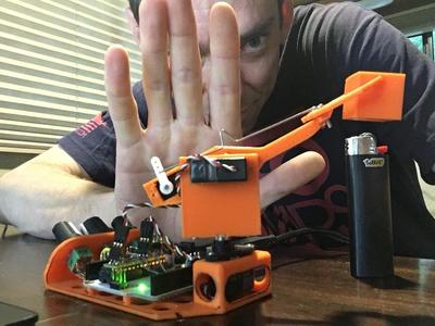 Miniature 3 Axis Robotic Arm for Arduino