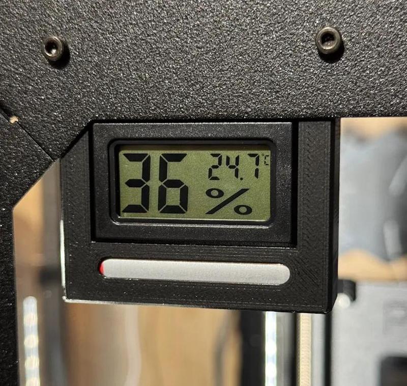 Thermometer bracket - Hygrometer AA Case Mashup   