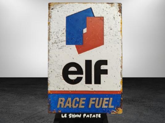 Plaque vintage Elf Race Fuel Hueforge