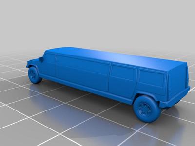 N Scale hummer limo remix