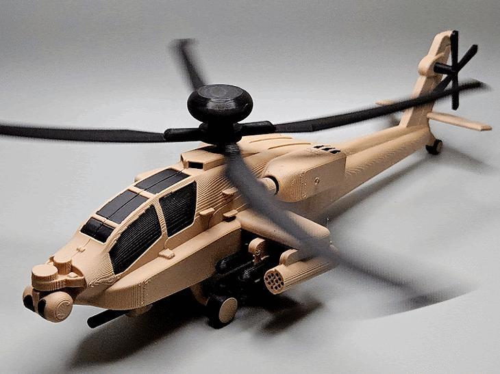 AH-64 Apache Helicopter Kit