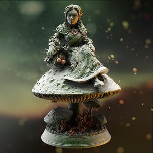 Halfling Druid of Spores - Cordelia