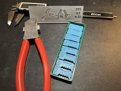 Locksport Lishi Cutter Jig for M1 (K1 / K15) Master Lock Keyway