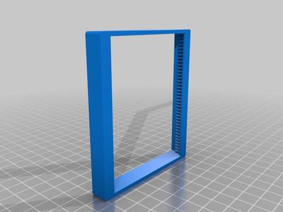 Low profile microscope slide holder