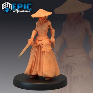 Warrior Monk Female / Samurai / Sword Fighter / Japanese Dynasty