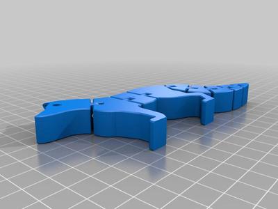 Flexi Fox (smaller keychain hole)