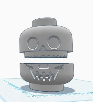 free lego skull herb grinder
