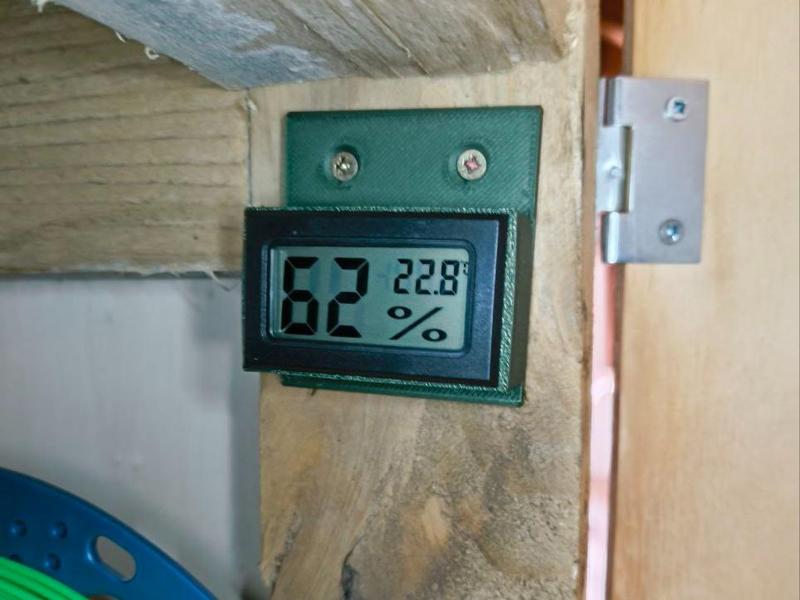 Thermometer Hygrometer holder hangable