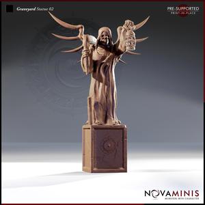 Graveyard Statue 02