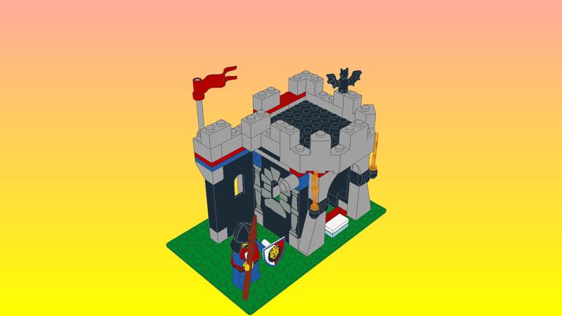 NotLego Lego Castle Model 0029