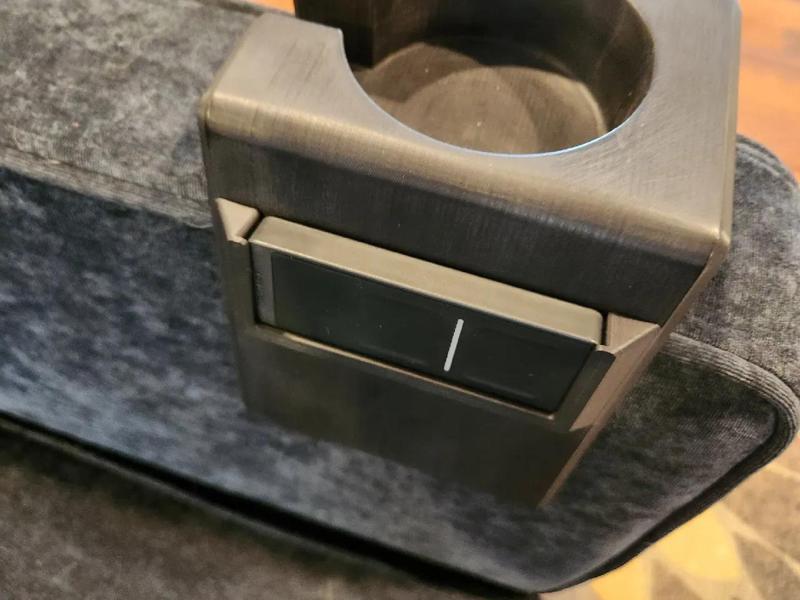 Recliner Remote Holder for Lovesac Angled Cup Holder   